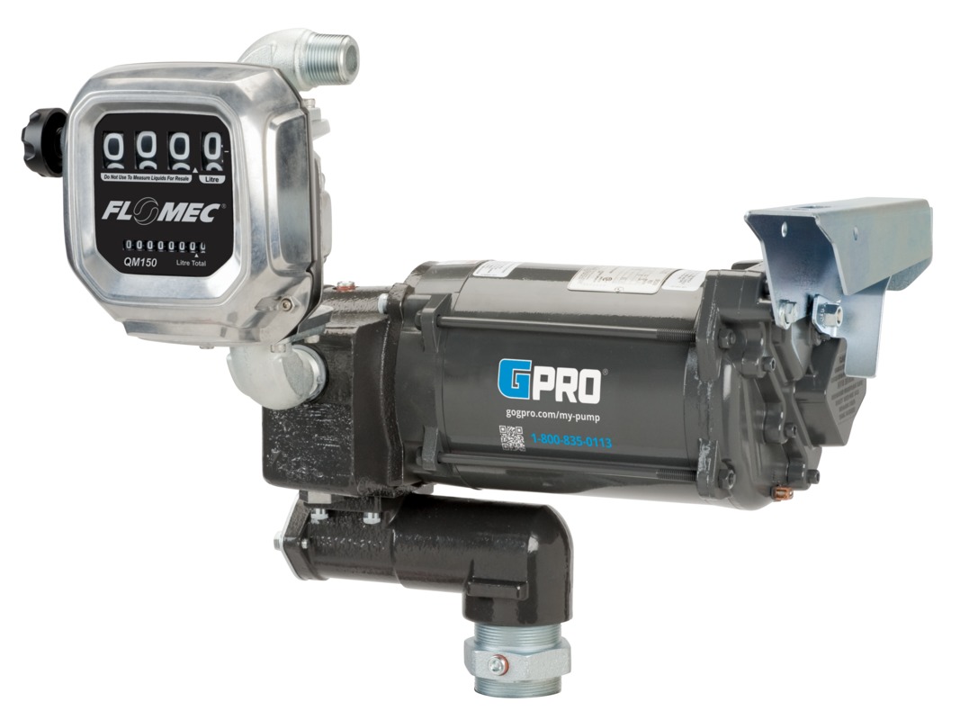Model:  PRO35-115PO/QM150L8N, 115V Fuel Transfer Pump with QM Meter Image